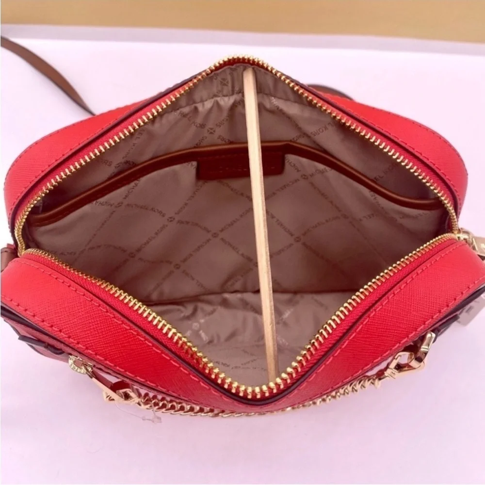 Michael Kors Jet Set Travel East West Zip Chain Crossbody
